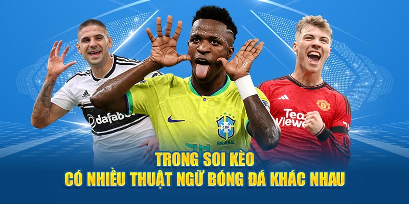 Trong soi kèo có nhiều thuật ngữ bóng đá khác nhau